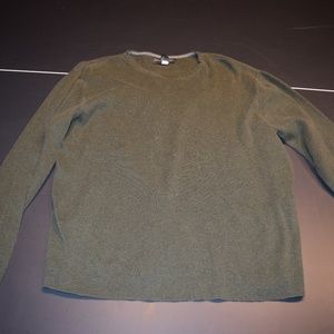 Men's L Green Banana Republic CrewNeck Sweater